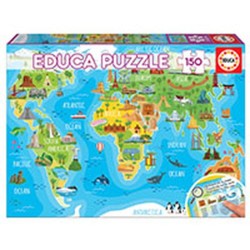 EDUCA-150 WERELDKAART...