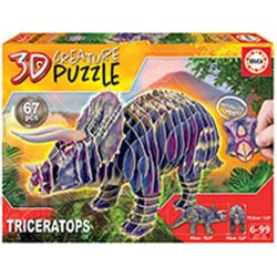 EDUCA-TRICERATOPS 3D WEZEN...
