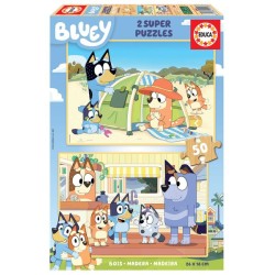 EDUCA-BOIS 2X50 BLUEY PUZZLE