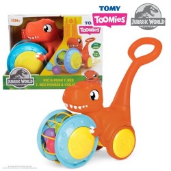 TOMY-T-REX PUSH & COLLECT