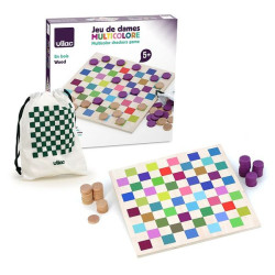VILAC-JEU DE DAMES MULTICOLORE