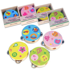 *BONTEMPI-WOODEN TAMBOURINE