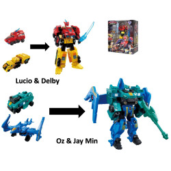 DINOSTER-ROBOT 3 IN 1...