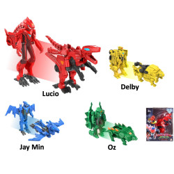 DINOSTER-FIG 2IN1 TRANSF...