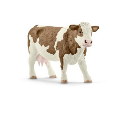 SCHLEICH-VACHE SIMMENTAL...