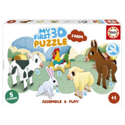 EDUCA-3D BABY PUZZLE FERME