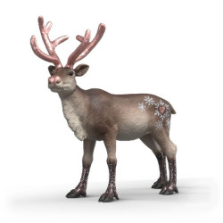 SCHLEICH-RENNE DE NOËL OR ROSE